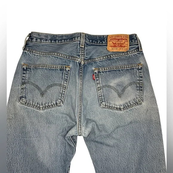 Levi’s vintage 501xx jeans 2004 Sz 35 - Picture 3 of 11